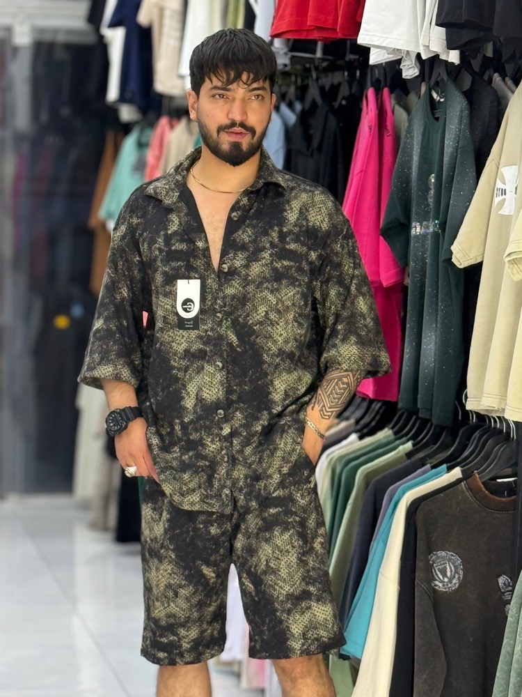 ست پیراهن شلوارک کد 10179